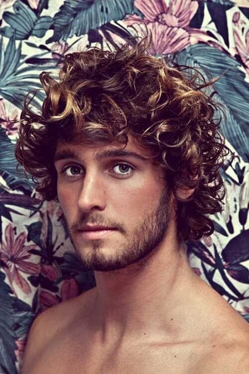 best curly hair for men