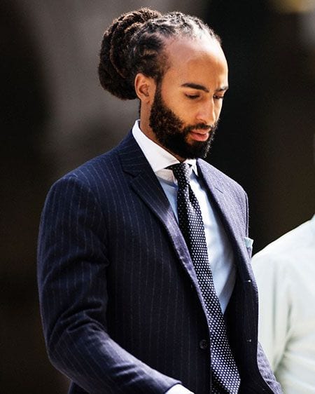 best man bun dreadlock