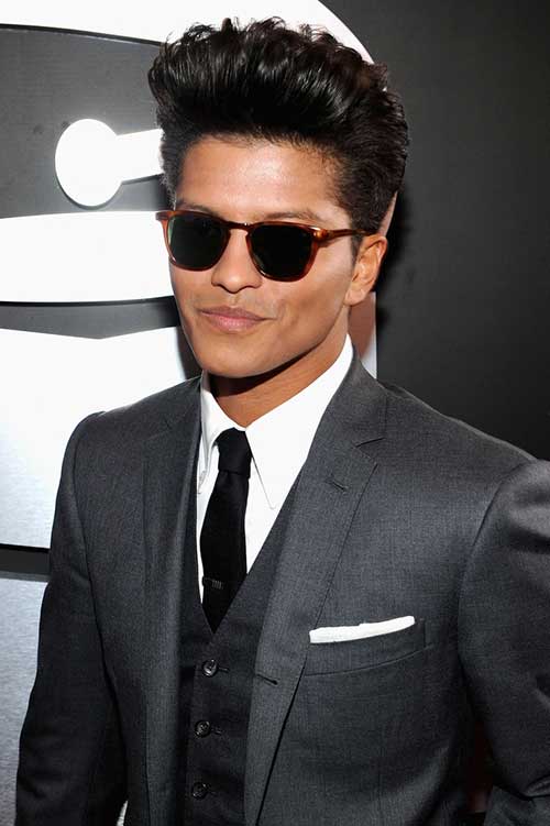 bruno mars pompadour fade