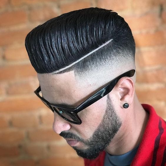 classy modern pompadour