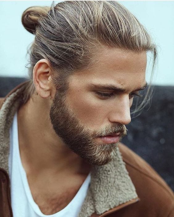 full man bun style trends