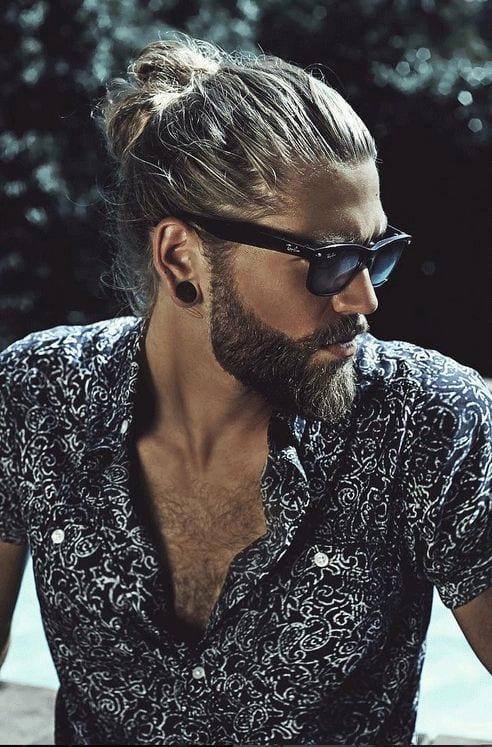 full man bun