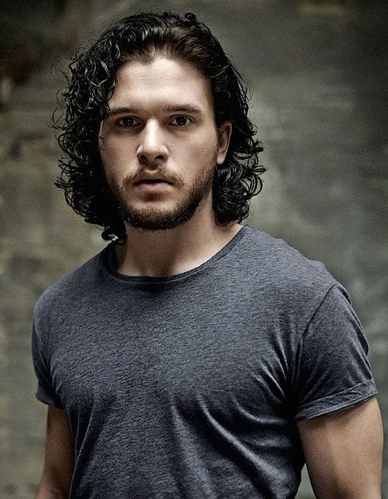 kit harrington curly hair