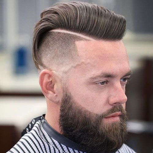 undercut disconnected pompadour