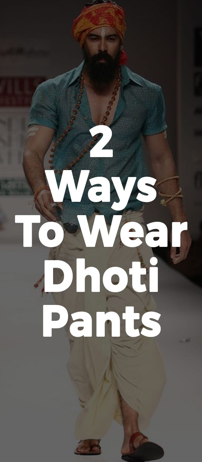 2 Ways To Wear Dhoti Pants