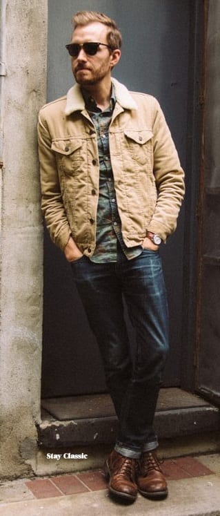 Corduroy jacket -men's fashion trends