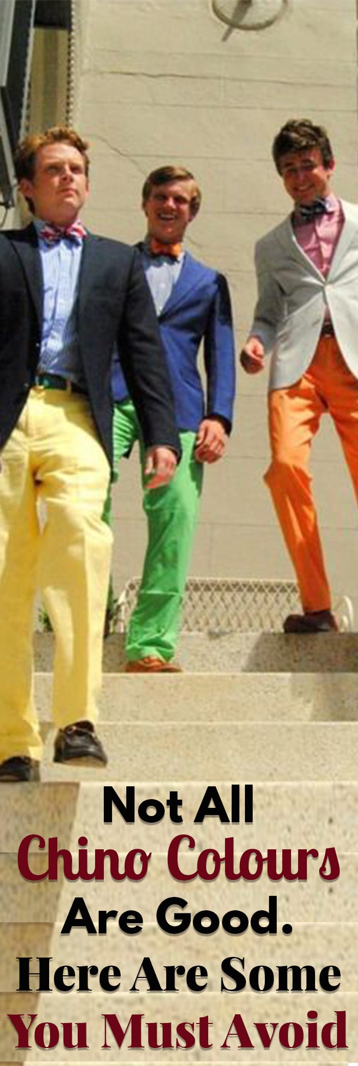 Here Are Some Chino Colours You Must Avoid