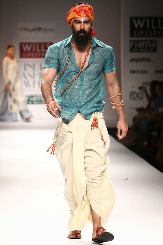 Shirt and dhoti