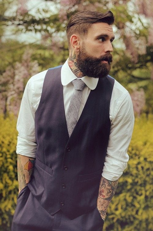 classic bearded fade