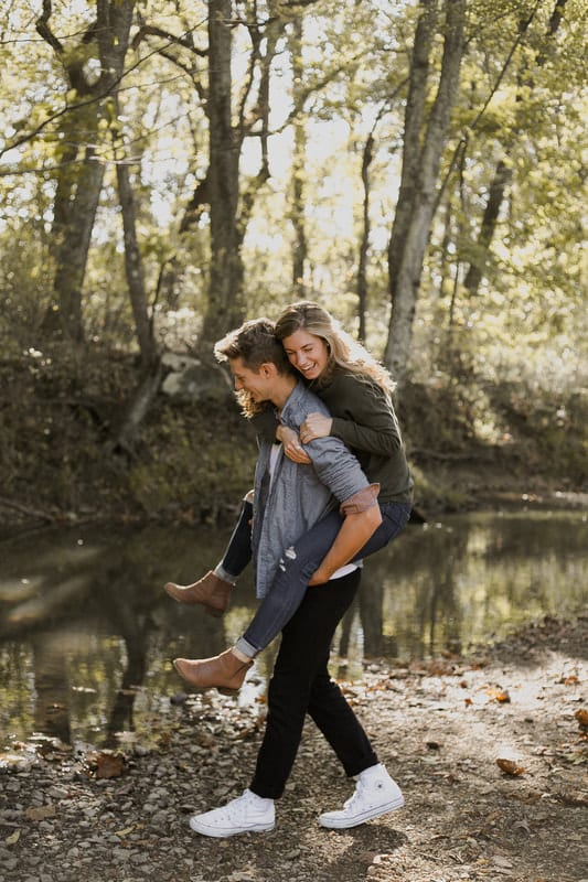 couple on anniversary celebration