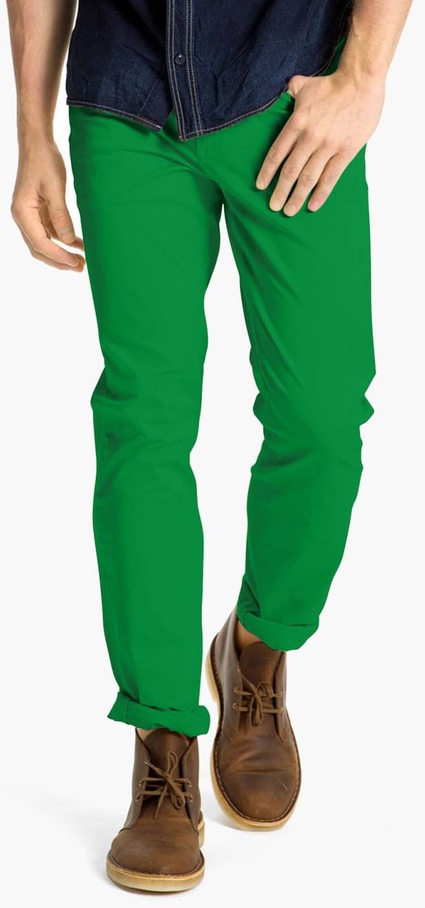 green chino colour to avoid