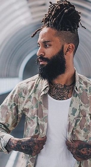 high top with beard