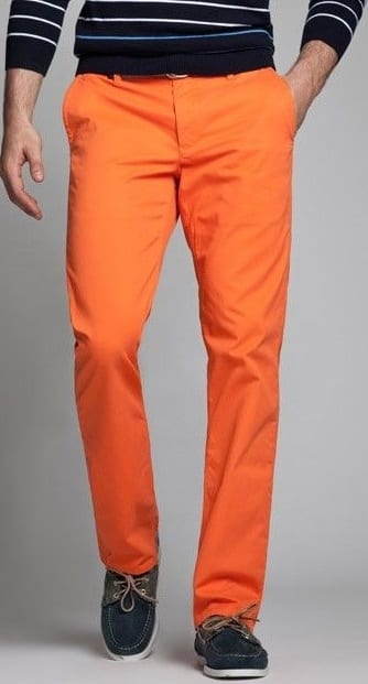 orange chino colour to avoid