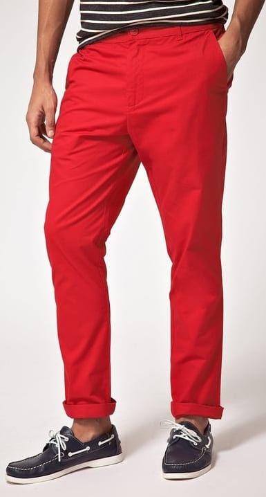 red chino colour to avoid