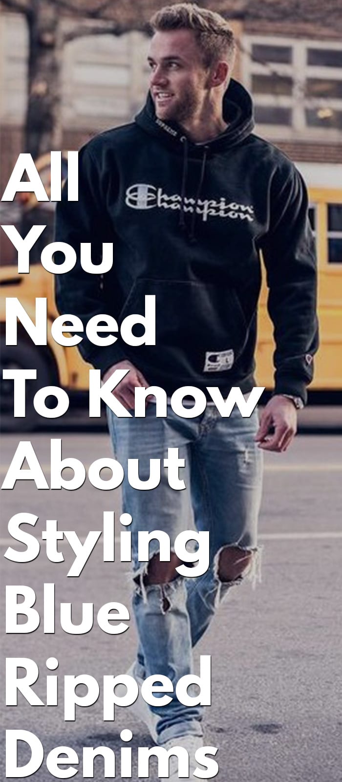 All You Need To Know About Styling Blue Ripped Denims