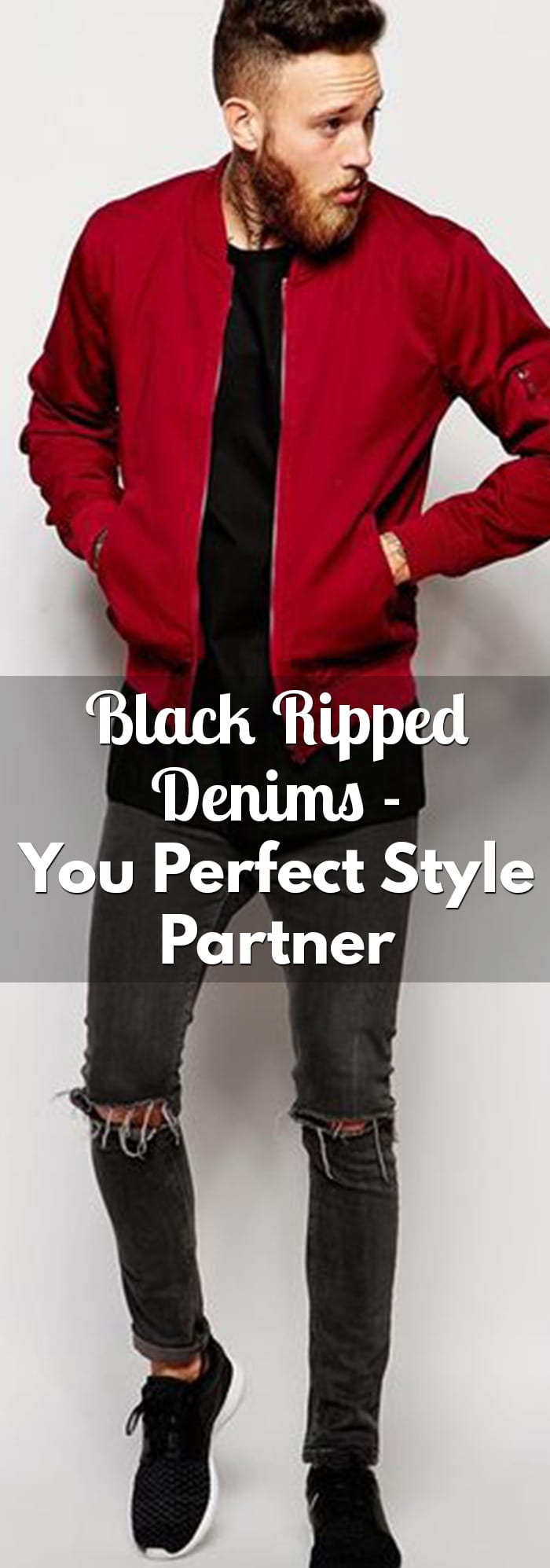 Black Ripped Denims