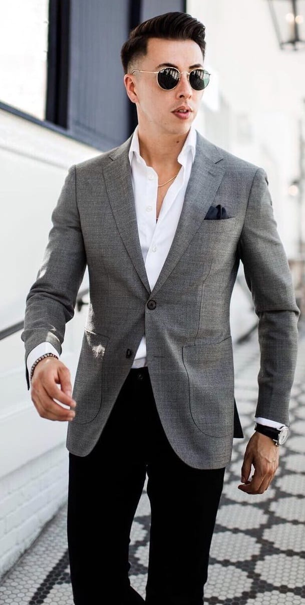 Blake Scott grey blazer