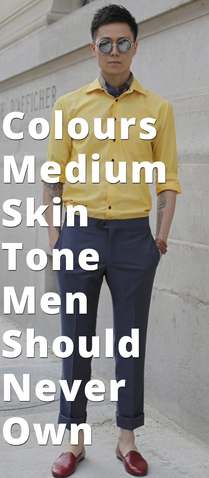 Colours Medium Skin Tone Men Should Never try