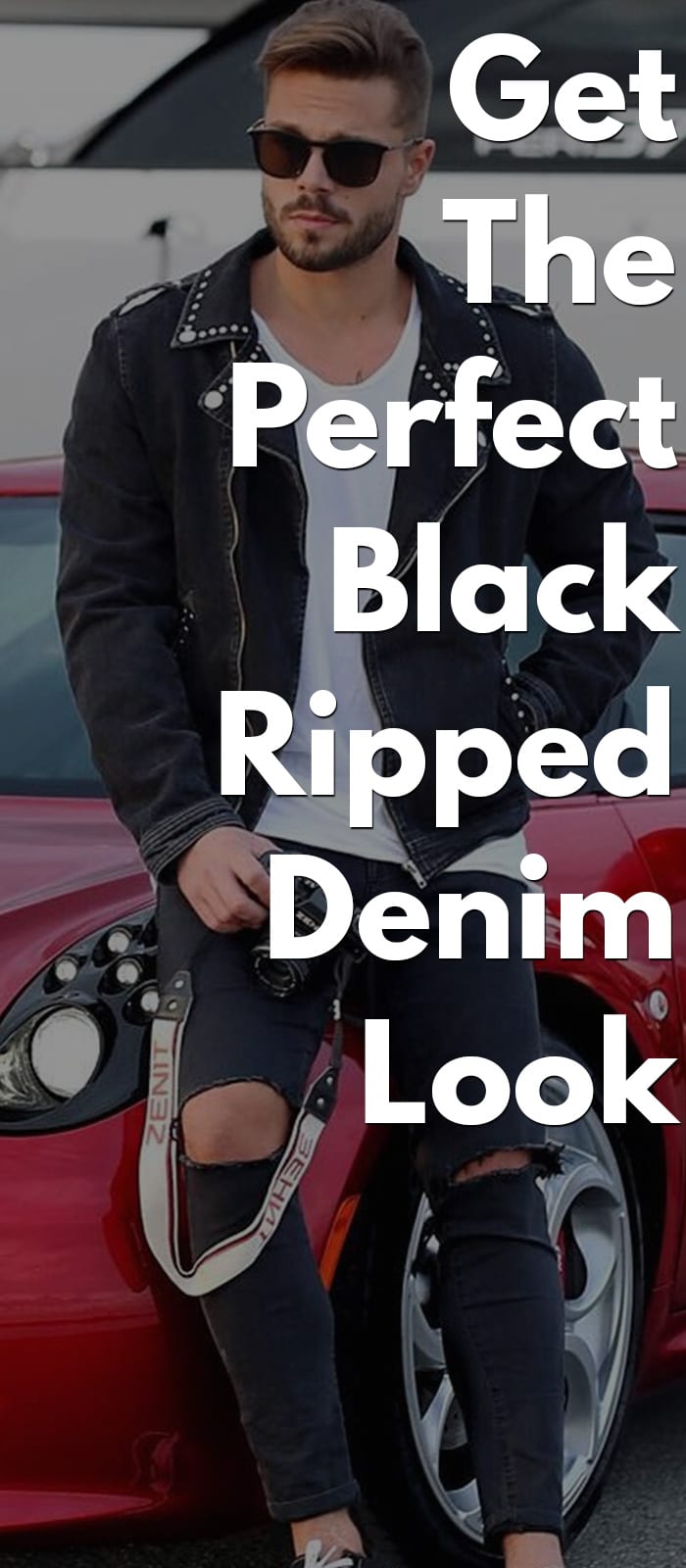 Get The Perfect Black Ripped Denim Look