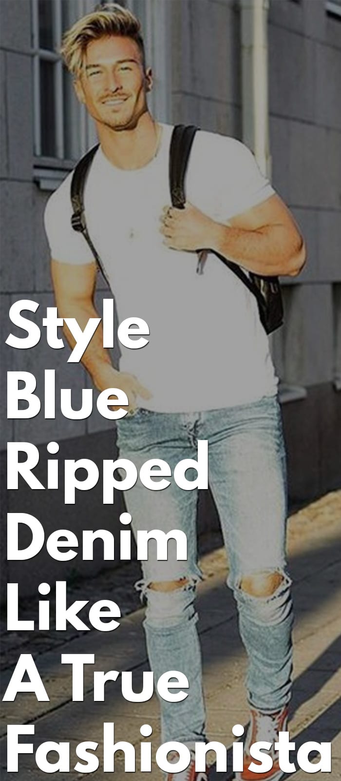 Style Blue Ripped Denims