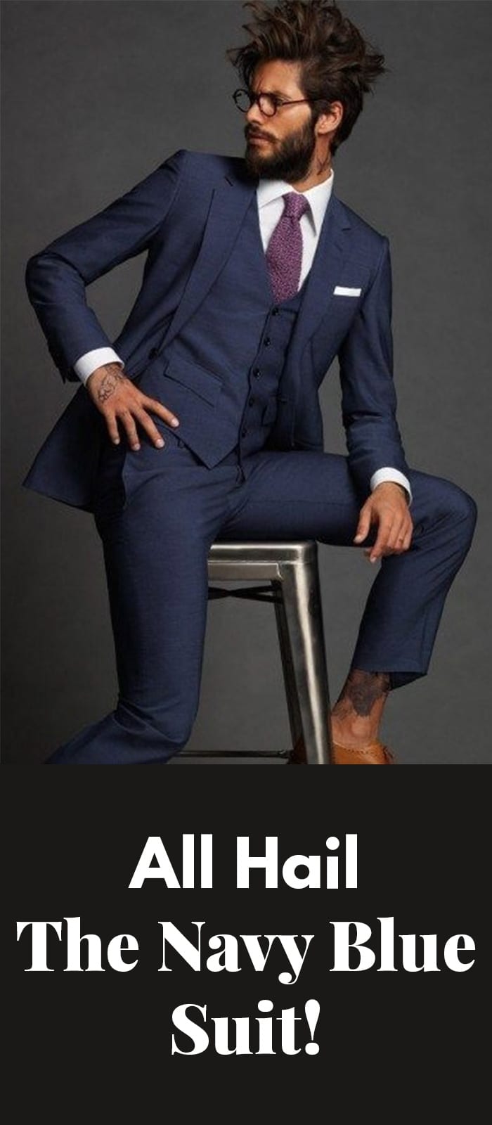 The Navy Blue Suit!