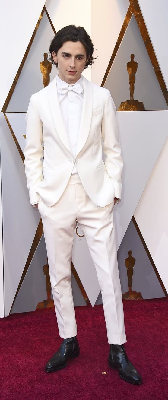 Timothee Chalamet oscar outfit