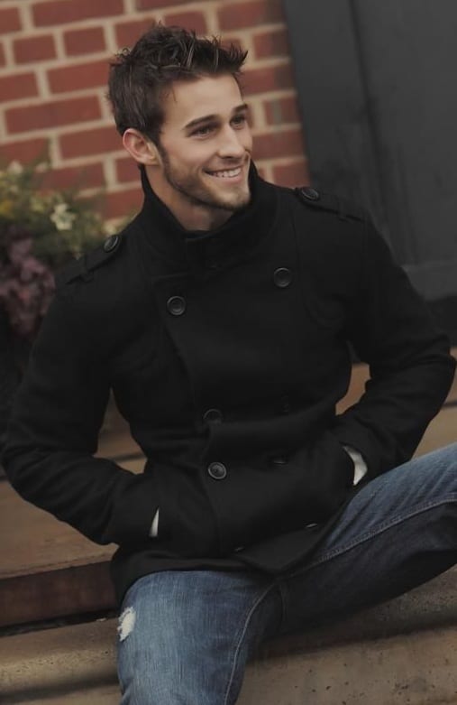 black Authentic Pea Coat