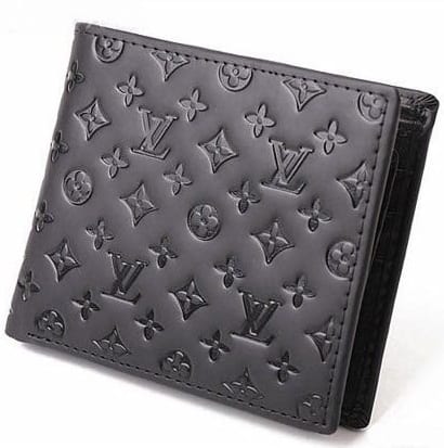 black wallet