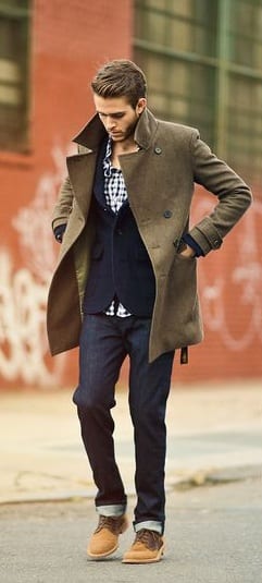 cardigan and pea coat