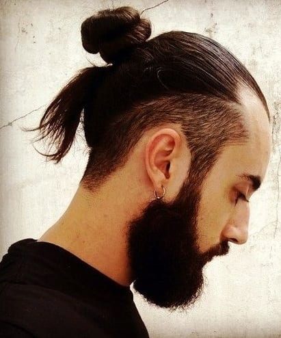 fade with beard