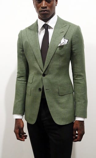 green outfit-dark skin tone men style guide