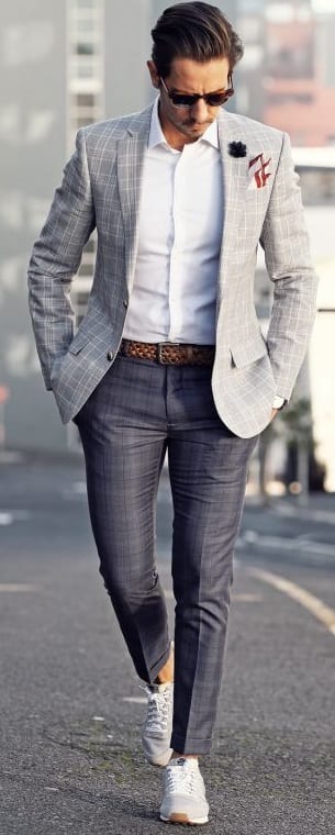 light grey blazer