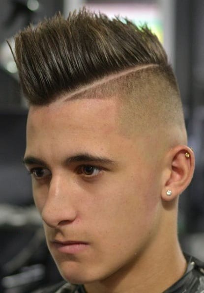 mohawk skin fade