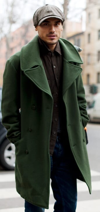 pea coat cap