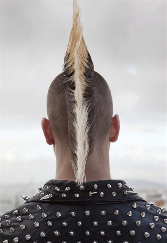 side shaved mohawk