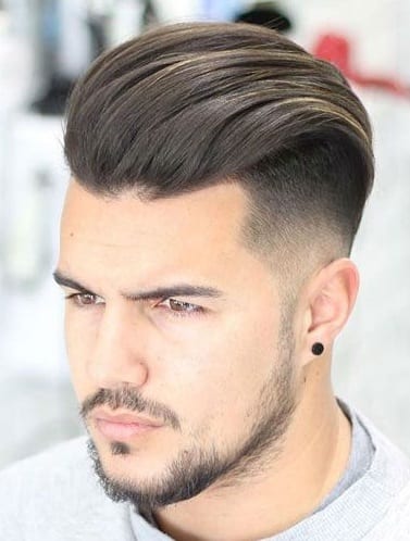 slick back fade mohawk