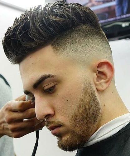 stubble and skin fade