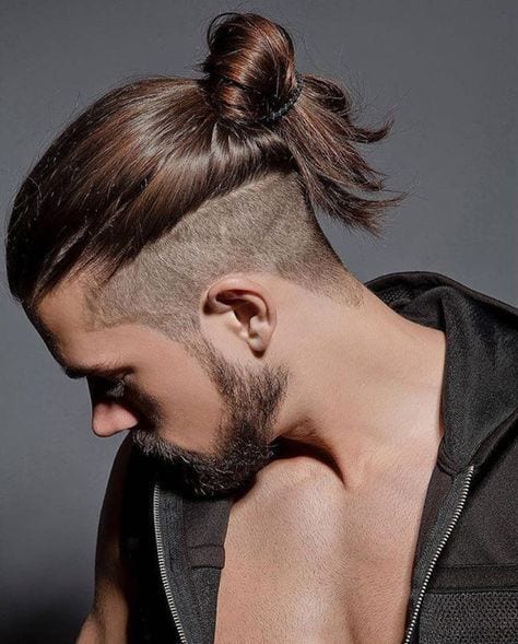 undercut top knot hairstyles