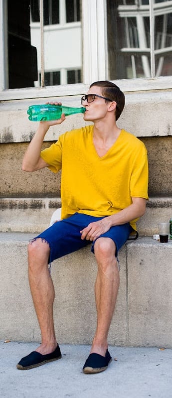 yellow t shirt Summer Outfit