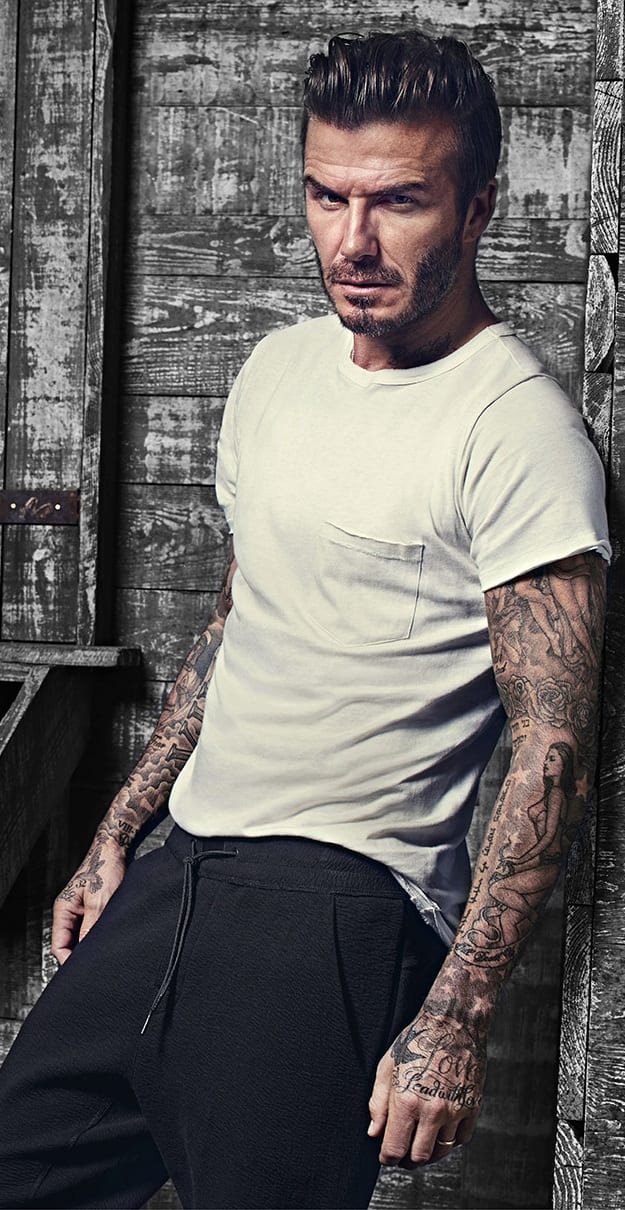 David Beckham casual style