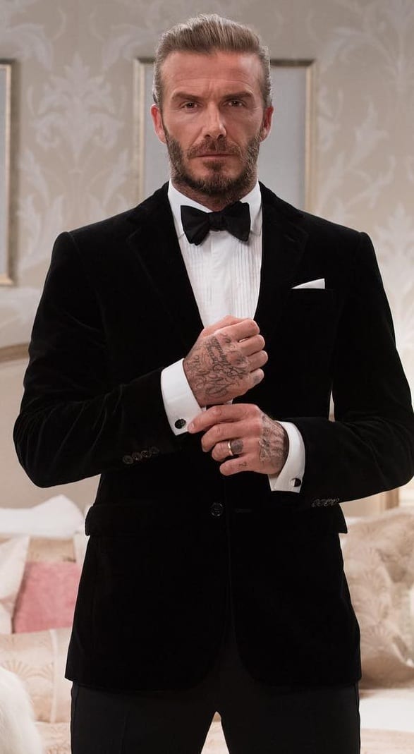 David Beckham formal style