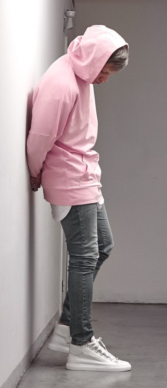 Pink Outfit Men - hoodie