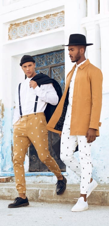 Printed Pants Men