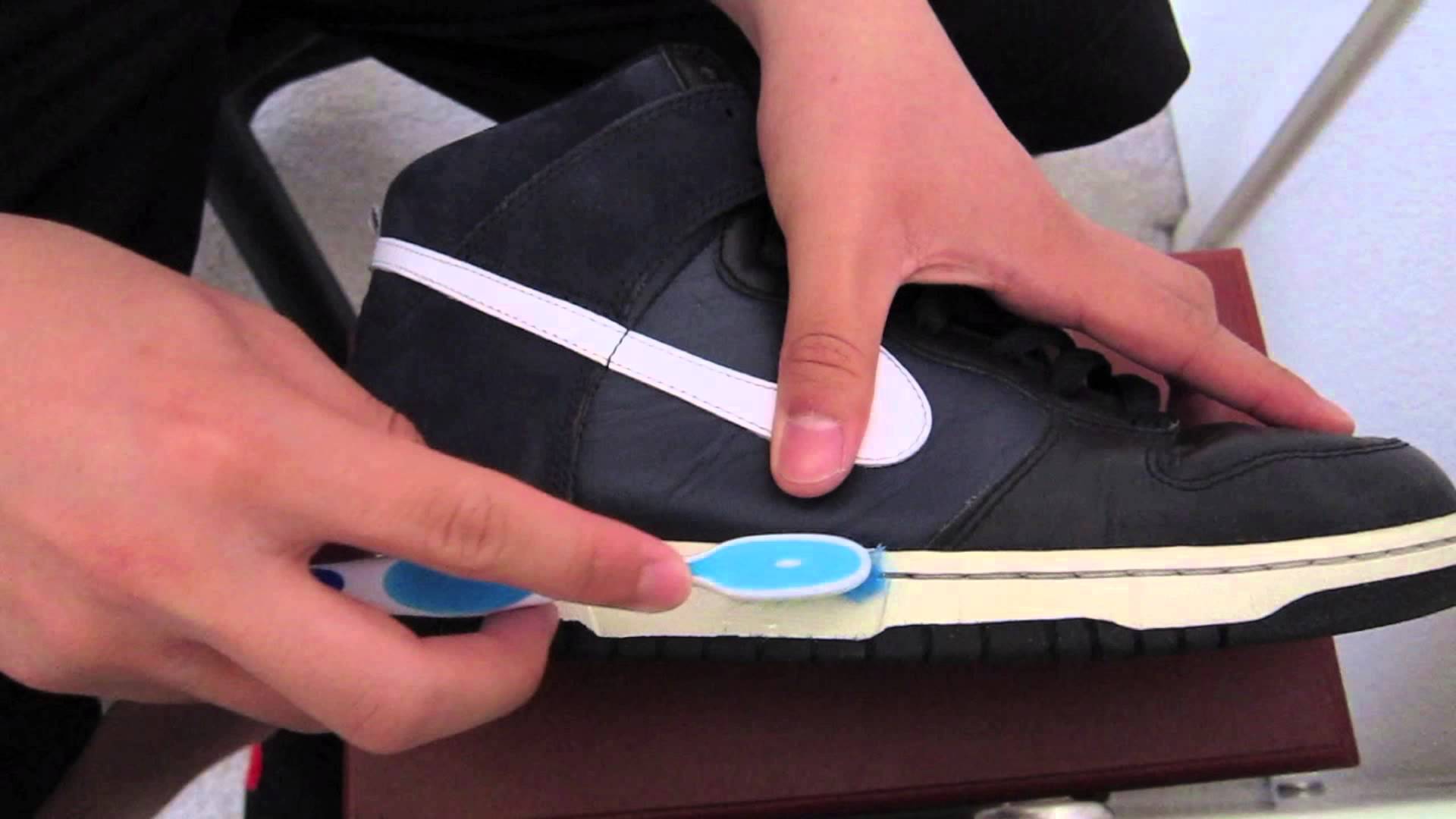 Shoe Cleaning Hacks - toothpaste