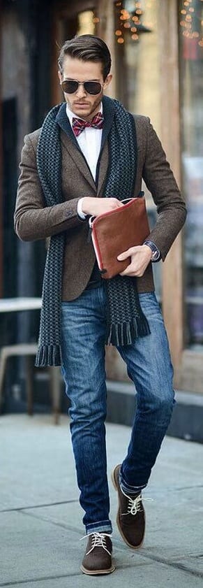 brown blazer for men