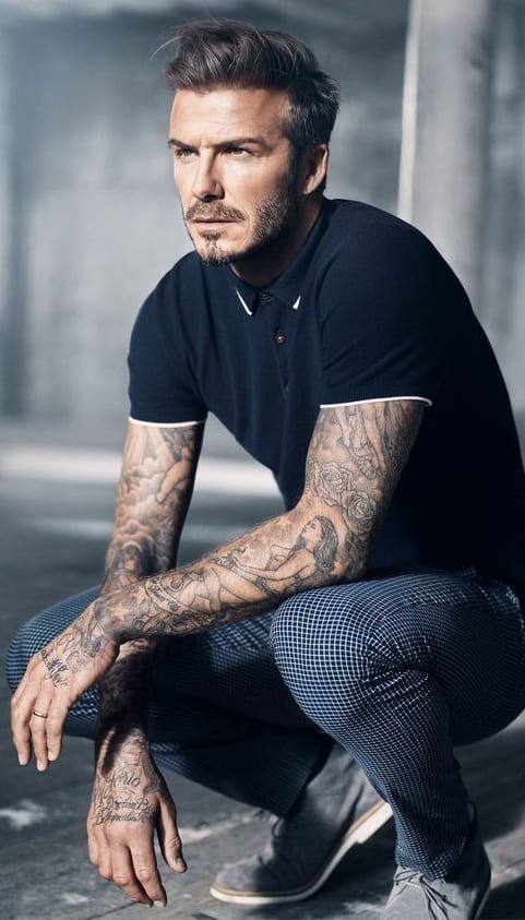 david beckham casual fashion