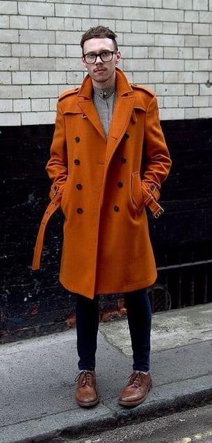 outfit colour combination- orange