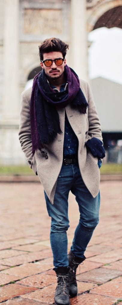 outfit layering - scarf