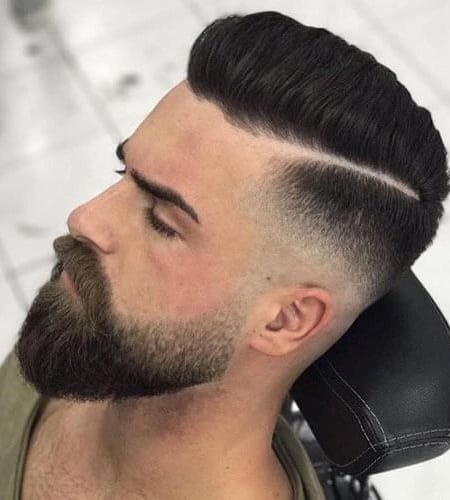 short hair modern pompadour