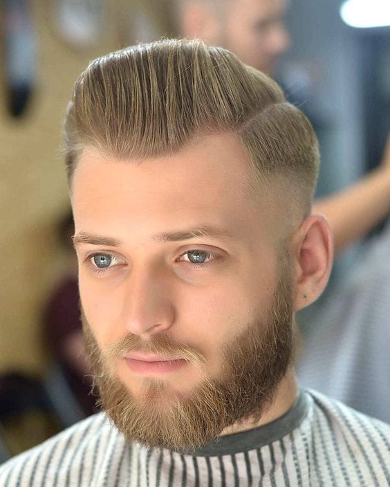 skin fade beard